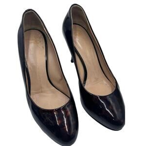 Giuseppe Zanotti Brown Patent Leather Tortoise Print Pump Heel Sz 38/7.5